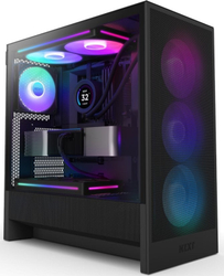 Fotoja e Kasë NZXT H5 Flow RGB (2024), e zezë