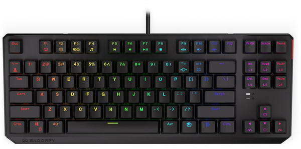 Fotoja e Tastierë Endorfy Thock TKL Blue, Kailh Blue, US, e zezë