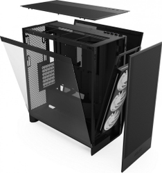 Fotoja e Kasë Nzxt H7 Flow RGB, e zezë, Midi Tower