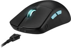 Fotoja e Maus ASUS ROG Harpe Ace Aim Lab Edition, i zi