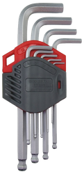 Fotoja e Set imbusash kokë sferike Würth Redstripe, 1.5-10mm, 9copë