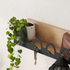 Fotoja e Varëse për rroba Decortie Liora 14x63x14cm, kafe e hapur/zezë, Picture 2