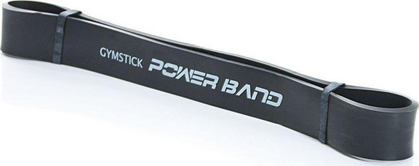 Fotoja e Shirit gome për ushtrime Gymstick Powerband Mini Power, 61cm, i zi