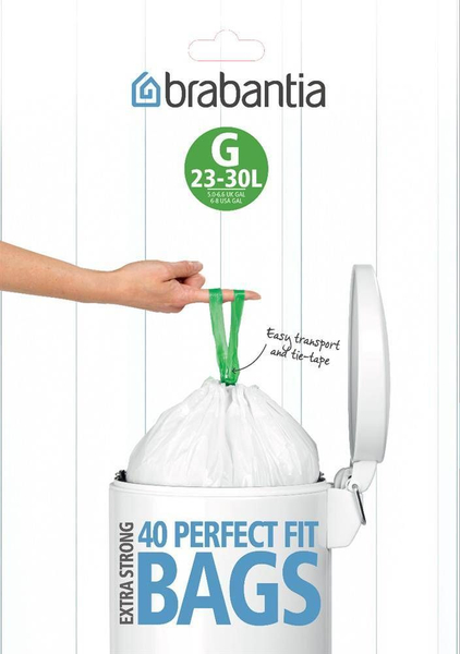 Fotoja e Qese plehrash Brabantia 375668, 30 l, 40 copë
