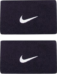 Fotoja e Shirita sportiv për kyç dore Nike Swoosh, 2 copë, të zinj