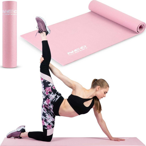 Fotoja e Tapeti stërvitjeje Neo-Sport NS-921 173 cm x 61 cm x 0,6 cm rozë