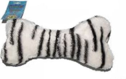 Fotoja e Lodër për qen Yarro - kockë me model zebre, 22cm