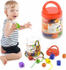 Fotoja e Rruza shumëngjyrëse prej druri Viga Toys, 30 copë, Picture 1