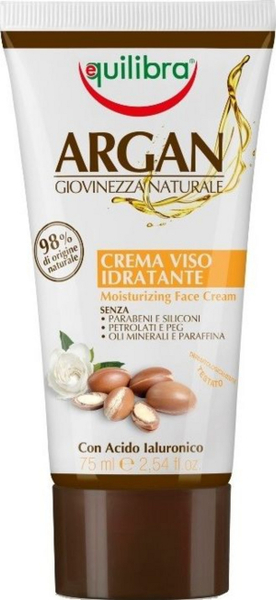 Fotoja e Krem për fytyrë Equilibra Argan, 75 ml