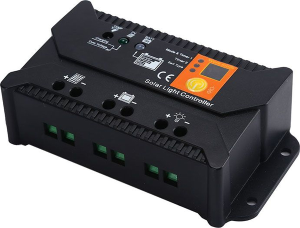 Fotoja e Kontrollues solar Azo PWM SOL-10S 12/24 - 10A