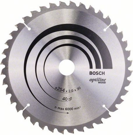 Fotoja e Teh sharre Bosch Optiline Wood, 254 x 30 mm, 40z
