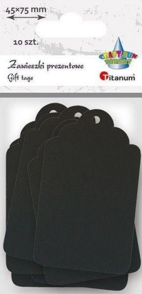 Fotoja e Varëse dhuratash Titanum 45x75mm, 10 copë, të zeza