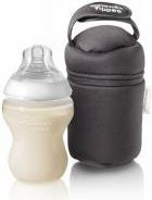 Fotoja e Mbështjellës termik për shishe Tommee Tippee Closer to Nature Insulated Bottle Carrier 2, 2 copë, të zeza