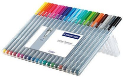 Fotoja e Flamastera Staedtler Fineliner triplus, 20 ngjyra