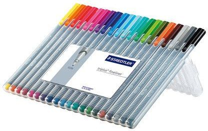 Fotoja e Flamastera Staedtler Fineliner triplus, 20 ngjyra