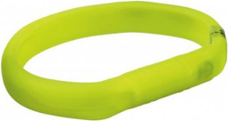 Fotoja e Çafore ndriquese për qen Trixie USB, M–L: 50 cm/17 mm, e gjelbër