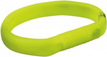 Fotoja e Çafore ndriquese për qen Trixie USB, M–L: 50 cm/17 mm, e gjelbër