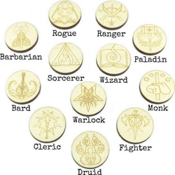 Fotoja e Tokena Character class markers Crafters, 12 copë