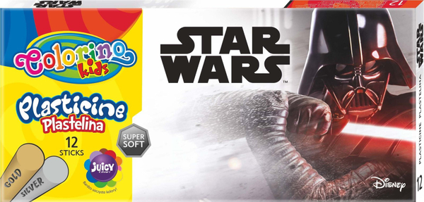 Fotoja e Plastelinë Patio Kids Star Wars, 12 copë, shumëngjyrëshe