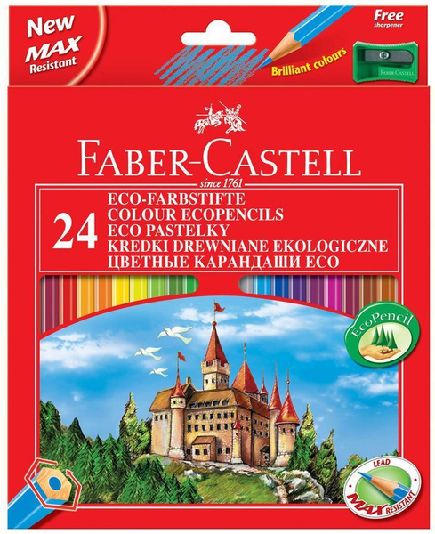 Fotoja e Lapsa Faber-Castell, 24 ngjyra