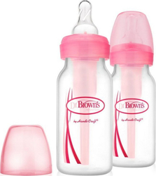 Fotoja e Set biberon Dr Browns SB42305, 2x120 ml, rozë