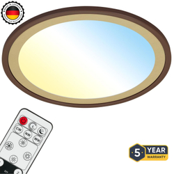 Fotoja e Ndriçues Briloner Led 42 cm, 22W, 3000 lm, kafe/ari