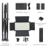 Fotoja e Set dritash LED MJ Panel Pro 600, 3200K-6500K, Picture 1