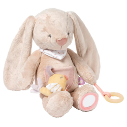 Fotoja e Lodër aktiviteti Nattou Rabbit Pomme, 40cm, rozë