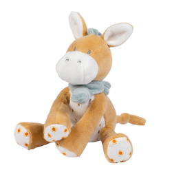 Fotoja e Lodër e butë Nattou Donkey Leo, 21cm, e kaftë