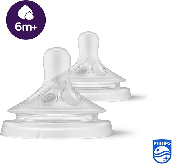Fotoja e Biberon Philips Avent Teat Natural Response, 6m+, 2 copë