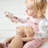 Fotoja e Loder me zhurme Rattle Giraffe - 14 cm - Teddy Ecru, Picture 2