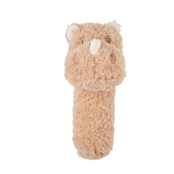 Fotoja e Loder me zhurme Rattle Rhino - 14 cm - Teddy Caramel