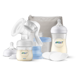 Fotoja e Manual Breast Pump Breastfeeding starter set