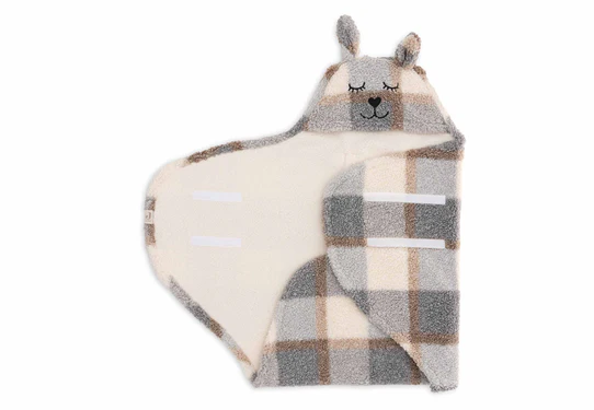 Fotoja e Mbështjellës për bebe Jollein Bunny Check, 100 x 105cm