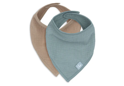 Fotoja e Perpsrse Bandana Muslin - Sea Green/Biscuit - 2 Pack