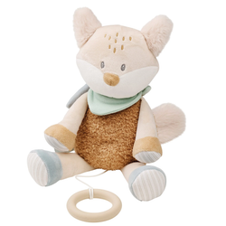 Fotoja e Lodër me muzikë Nattou Fox, 24 cm, Flo Mint Green