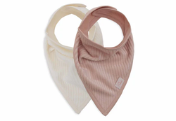 Fotoja e Perparse Bandana Velvet Rib Wild Rose/Ivory (2pack)