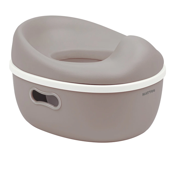 Fotoja e Oturak për fëmijë Nattou Potty Care, 3 në 1, taupe