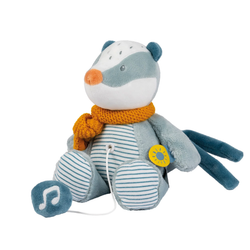 Fotoja e Lodër me muzikë Nattou Badger Felix, 22cm, e kaltër