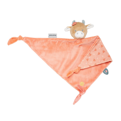 Fotoja e Mbajtse per meme Doudou Cow Mila- 65x35 cm - Coral