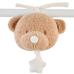 Fotoja e Loder me muzik Bear TEDDY - 16 cm - Teddy Caramel