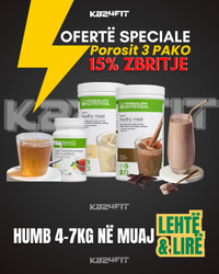 Fotoja e 3 x Pako 21 Ditore për Humbje Peshe KB24FIT Herbalife – 2 Formula 1 Healthy Meal, 550g, Mengjes & Darkë + Pije Instante bimore me ekstrakte çaji 51g për 30 Ditë + Plan Ushqimi Falas