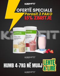 Fotoja e 3 x Pako 21 Ditore për Humbje Peshe KB24FIT Herbalife – 2 Formula 1 Healthy Meal, 550g, Mengjes & Darkë + Plan Ushqimi Falas