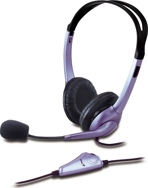 Fotoja e Kufje me mikrofon Genius HS-04S, vjollcë