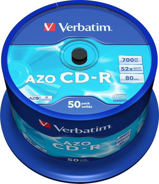 Fotoja e Set i CD-R Verbatim 700Mb 43343, 52x, 50 copë