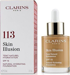 Fotoja e Fondatinë hidratuese natyrale Clarins Skin Illusion Spf 15 113, 30ml