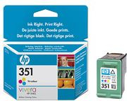 Fotoja e Ngjyrë për printer HP CB337EE No. 351, tringjyrëshe