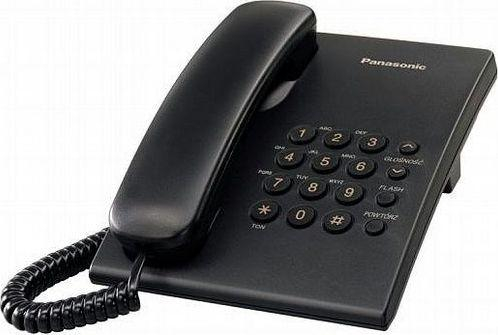 Fotoja e Telefon fiks Panasonic KX-TS500PDB, i zi