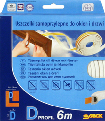 Fotoja e Shirit izolues Stomil Sanok 6m, D, i bardhë