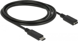 Fotoja e Kabllo Delock USB-C - USB-C, 1.5m, e zezë